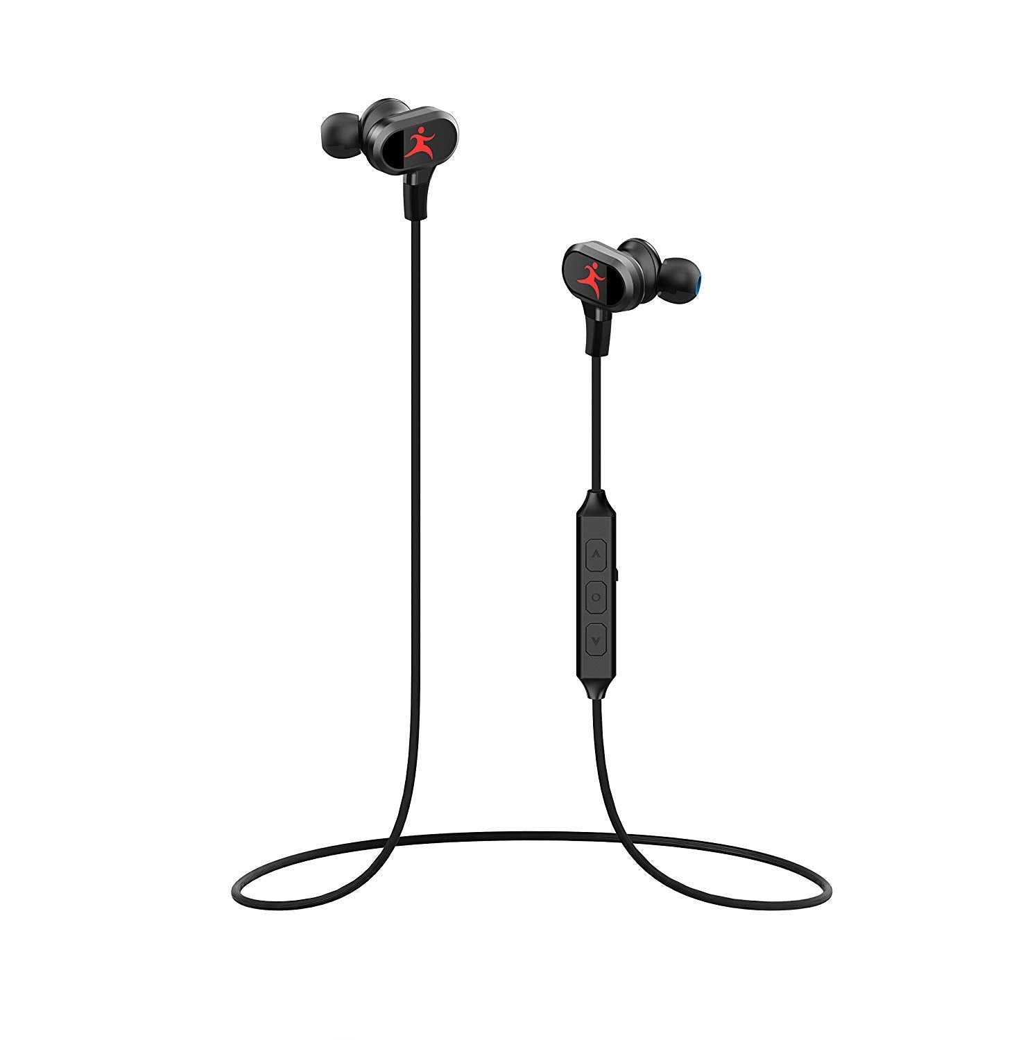 Wireless Sport Earphones with Magnetic Controlled Switch In Red HSBT1580-UNIRD